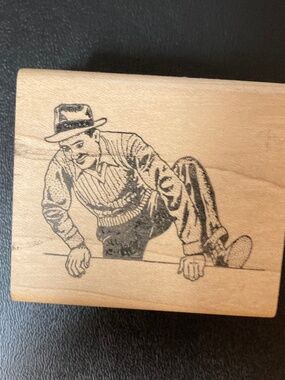Rare vintage Ken Brown rubber stamp